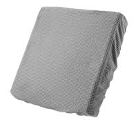 sourcing map Couch Cushion Cover, 20"x20" Polyester Stretch Sofa Cushion Cover Magic Sofa Covers Washable, Non-Slip Covers with Elastic Bottom for Sofa Seat for Home, Light Grey