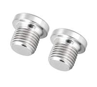 sourcing map Countersunk Plug Internal Hex Head Socket with Flange - G1/4 Male Stainless Steel Pipe Fitting Thread 2Pcs