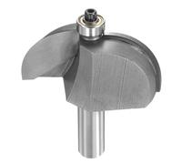 sourcing map Cove Router Bit 1/2" Shank 2-1/2" Dia 1-1/8" Cutting Height Radius Raised Panel Bit Edge Forming for DIY Woodworking, Silver