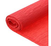 sourcing map Crepe Paper, 7.9ft Long 20 Inch Wide Bright Red Crepe Paper Roll for Streamers Party Decorations, Graduation Party Supplies, DIY Crafts(Pack of 2)