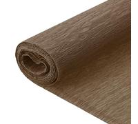 sourcing map Crepe Paper, 7.9ft Long 20 Inch Wide Brown Crepe Paper Roll for Streamers Party Decorations, Graduation Party Supplies, DIY Crafts(Pack of 1)