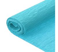 sourcing map Crepe Paper, 7.9ft Long 20 Inch Wide Lake Blue Crepe Paper Roll for Streamers Party Decorations, Graduation Party Supplies, DIY Crafts(Pack of 1)