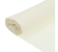 sourcing map Crepe Paper, 7.9ft Long 20 Inch Wide Milk White Crepe Paper Roll for Streamers Party Decorations, Graduation Party Supplies, DIY Crafts(Pack of 2)