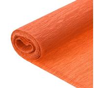 sourcing map Crepe Paper, 7.9ft Long 20 Inch Wide Orange Red Crepe Paper Roll for Streamers Party Decorations, Graduation Party Supplies, DIY Crafts(Pack of 2)