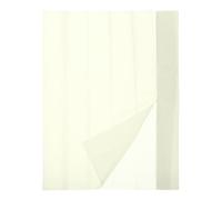 sourcing map Crepe Paper Roll 3.3ft Long 20 Inch Wide for Wedding Ceremony Various Large Festivals Decoration, Milky White