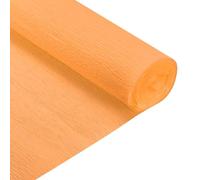 sourcing map Crepe Paper Roll 5 ft Long 20 Inch Wide for Wedding Ceremony Various Large Festivals Decoration, Orange Pack of 2