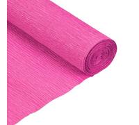 sourcing map Crepe Paper Roll 5 ft Long 20 Inch Wide for Wedding Ceremony Various Large Festivals Decoration, Rose Red Pack of 2