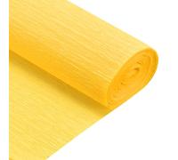 sourcing map Crepe Paper Roll 5 ft Long 20 Inch Wide for Wedding Ceremony Various Large Festivals Decoration, Golden Yellow