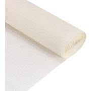 sourcing map Crepe Paper Roll 6.9ft Long 20 Inch Wide for Wedding Ceremony Various Large Festivals Decoration, Milky White