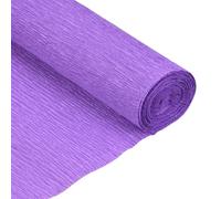 sourcing map Crepe Paper Roll 6.9ft Long 20 Inch Wide for Wedding Ceremony Various Large Festivals Decoration, Light Purple