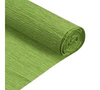 sourcing map Crepe Paper Roll 6.9ft Long 20 Inch Wide for Wedding Ceremony Various Large Festivals Decoration, Green