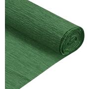 sourcing map Crepe Paper Roll 6.9ft Long 20 Inch Wide for Wedding Ceremony Various Large Festivals Decoration, Dark Green