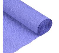 sourcing map Crepe Paper Roll 6.9ft Long 20 Inch Wide for Wedding Ceremony Various Large Festivals Decoration, Light Blue Purple