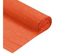 sourcing map Crepe Paper Roll 6.9ft Long 20 Inch Wide for Wedding Ceremony Various Large Festivals Decoration, Orange Red