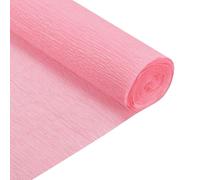 sourcing map Crepe Paper Roll 7.5ft Long 20 Inch Wide for Wedding Ceremony Various Large Festivals Decoration, Dark Pink