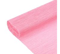 sourcing map Crepe Paper Roll 8.2ft Long 9.84 Inch Wide for Wedding Ceremony Various Large Festivals Decoration, Bright Pink
