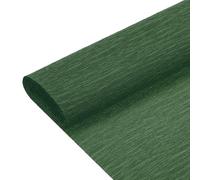 sourcing map Crepe Paper Roll 8.2ft Long 9.84 Inch Wide for Wedding Ceremony Various Large Festivals Decoration, Dark Green