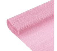 sourcing map Crepe Paper Roll 8.2ft Long 9.84 Inch Wide for Wedding Ceremony Various Large Festivals Decoration, Pink
