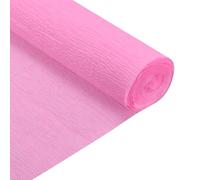 sourcing map Crepe Paper Rolls 7.5ft Long 20 Inch Wide for Various Large Hanging Party Backdrop DIY Decorations, DIY Supplies, Pink Pack of 3