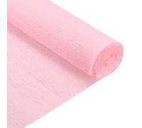 sourcing map Crepe Paper Rolls 7.5ft Long 20 Inch Wide for Various Large Hanging Party Backdrop DIY Decorations, DIY Supplies, Pale Pink Pack of 3