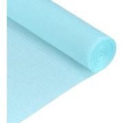 sourcing map Crepe Paper Rolls 7.5ft Long 20 Inch Wide for Various Large Hanging Party Backdrop DIY Decorations, DIY Supplies, Pale Blue Pack of 3