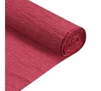 sourcing map Crepe Paper Rolls 8 ft Long 20 Inch Wide for Various Large Hanging Party Backdrop DIY Decoration, DIY Supplies, Dark Red Pack of 2