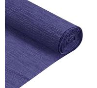 sourcing map Crepe Paper Rolls 8 ft Long 20 Inch Wide for Various Large Hanging Party Backdrop DIY Decoration, DIY Supplies, Dark Blue Pack of 2