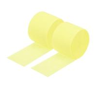 sourcing map Crepe Paper Streamer Crepe Paper Decoration 82ft Long 1.8 Inch Wide for Birthday Party Wedding Thanksgiving Christmas Decorations DIY, Dark Yellow Pack of 2