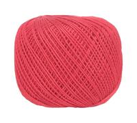 sourcing map Crochet Thread Pearl Cotton Size 3 Carmine Pearl 164 Yards for Crocheting Tatting Knitting Embroidery Sewing