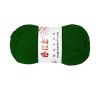 sourcing map Crocheting Yarn, Green 4 Ply Acrylic Yarn 50g Sport Weight Yarns Bulk Soft and Fluffy Yarns for Knitting DIY Crochet Handicraft Blankets Gift,98 Yards