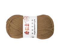 sourcing map Crocheting Yarn, Light Brown 4 Ply Acrylic Yarn 50g Sport Weight Yarns Bulk Soft and Fluffy Yarns for Knitting DIY Crochet Handicraft Blankets Gift,98 Yards