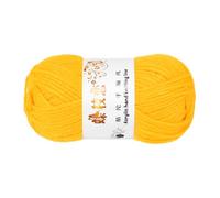 sourcing map Crocheting Yarn, Yellow 4 Ply Acrylic Yarn 50g Sport Weight Yarns Bulk Soft and Fluffy Yarns for Knitting DIY Crochet Handicraft Blankets Gift,98 Yards