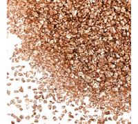 sourcing map Crushed Glass for Resin Art, 150g Medium Irregular Metallic Chunky Chips Small Broken Crushed Glass Glitter Pieces for Crafts DIY Vase Filler Jewelry Making Decor, Orange Red