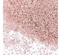 sourcing map Crushed Glass for Resin Art, 150g Small Irregular Metallic Chunky Chips Small Broken Crushed Glass Glitter Pieces for Crafts DIY Vase Filler Jewelry Making Decor, Pink