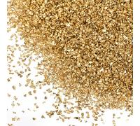 sourcing map Crushed Glass for Resin Art, 150g Small Irregular Metallic Chunky Chips Small Broken Crushed Glass Glitter Pieces for Crafts DIY Vase Filler Jewelry Making Decor, Yellow