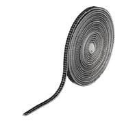 Sourcing Map Crystal Rhinestone Ribbon Self Adhesive Strip - 3 Yard Bling Roll 2 Rows for DIY Crafts Wedding Clothing Nails Decoration, Black