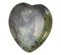 sourcing map Crystals Heart Healing Stones Dragon Red Stone Thumb Natural Love Positive Energy FENG Shui Palm Worry Gemstone 1.2" for Balancing Meditation Anxiety Stress Relief Powerful