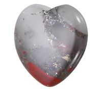 sourcing map Crystals Heart Healing Stones Green Stone Thumb Natural Love Positive Energy FENG Shui Palm Worry Gemstone 1.2" for Balancing Meditation Anxiety Stress Relief Powerful