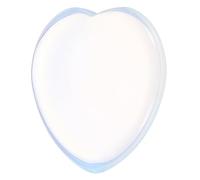 sourcing map Crystals Heart Healing Stones Opal Thumb Natural Love Positive Energy FENG Shui Palm Worry Gemstone 1.6" for Balancing Meditation Anxiety Stress Relief Powerful