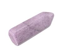 sourcing map Crystals Wands, Lilac Purple Stone Natural Hexagonal Crystal for Chakra Meditation Wire Wrapping Home Decor Bulk Rough Stone Collection, 12.5x38mm(Purple)
