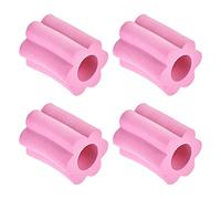 sourcing map Cup Turner Foam, 1.57 Inch Diameter Foam Inserts Pink for 3/4 Inch PVC Pipe Tumbler 4 Pcs
