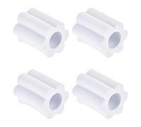 sourcing map Cup Turner Foam, 1.57 Inch Diameter Foam Inserts White for 3/4 Inch PVC Pipe Tumbler 4 Pcs