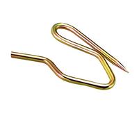 sourcing map Curtain Hooks Metal Pin-On Drapery Hooks Bronze Tone 1 Inch Length for Window Curtain, Door Curtain and Shower Curtain 50 Pcs