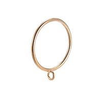 sourcing map Curtain Rings Metal 55mm Inner Dia Drapery Ring for Curtain Rods Gold Tone 24 Pcs