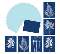 sourcing map Cyanotype Paper, 12 Sheet Sun Print Paper Kit High Sensitive Light Blue Crafts for Adults DIY Project Art, 8.3x5.8 Inch (A5)