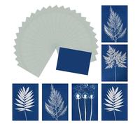 sourcing map Cyanotype Paper,36 Sheet Sun Print Paper Kit High Sensitive Blue Crafts for Adults DIY Project Art,4.1x2.9 inch (A7)