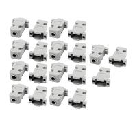 sourcing map D-Sub 9 Pin DB9 Connector Covers, 19 Packs Gray DB9 Connector Housing Hood Plastic Protective Shell