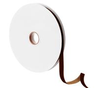 Sourcing Map Dark Brown Velvet Ribbon, 3/8" x 20 Yards - Classic Solid Pattern for Gift Wrapping, Christmas, Valentine's Day, Wedding, Birthday & More