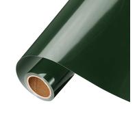 sourcing map Dark Green Heat Transfer Vinyl, 10 Inch x 8ft Iron-on Vinyl Roll for Decal Cutting, Signs, Scrapbooking, DIY Craft, Home Decoration