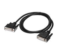 sourcing map DB15 Serial Cable, 28AWG Aluminium Foil Shielded DB15 Female to Female Straight Through Serial Cable for Data Communication, 4.9 ft